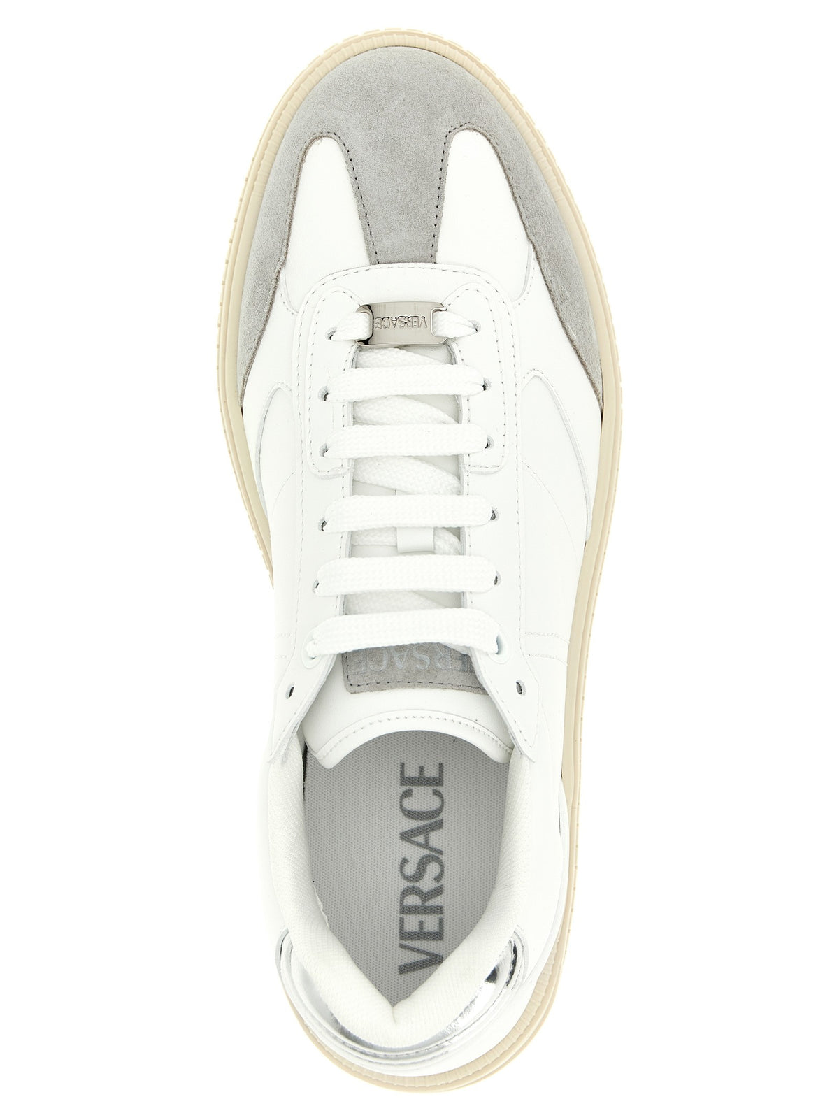 Versace Greca Court Sneakers White, view 4