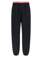 Versace Greca Pattern Joggers Black