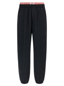 Versace Greca Pattern Joggers Black