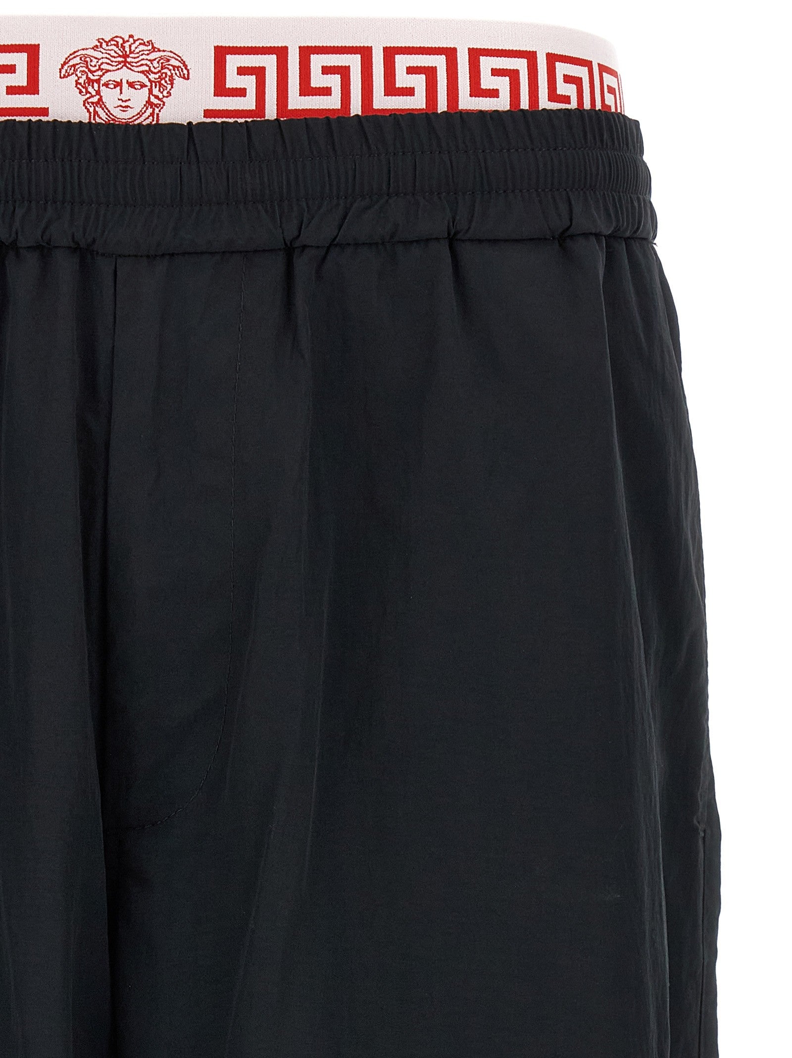 Versace Greca Pattern Joggers Black