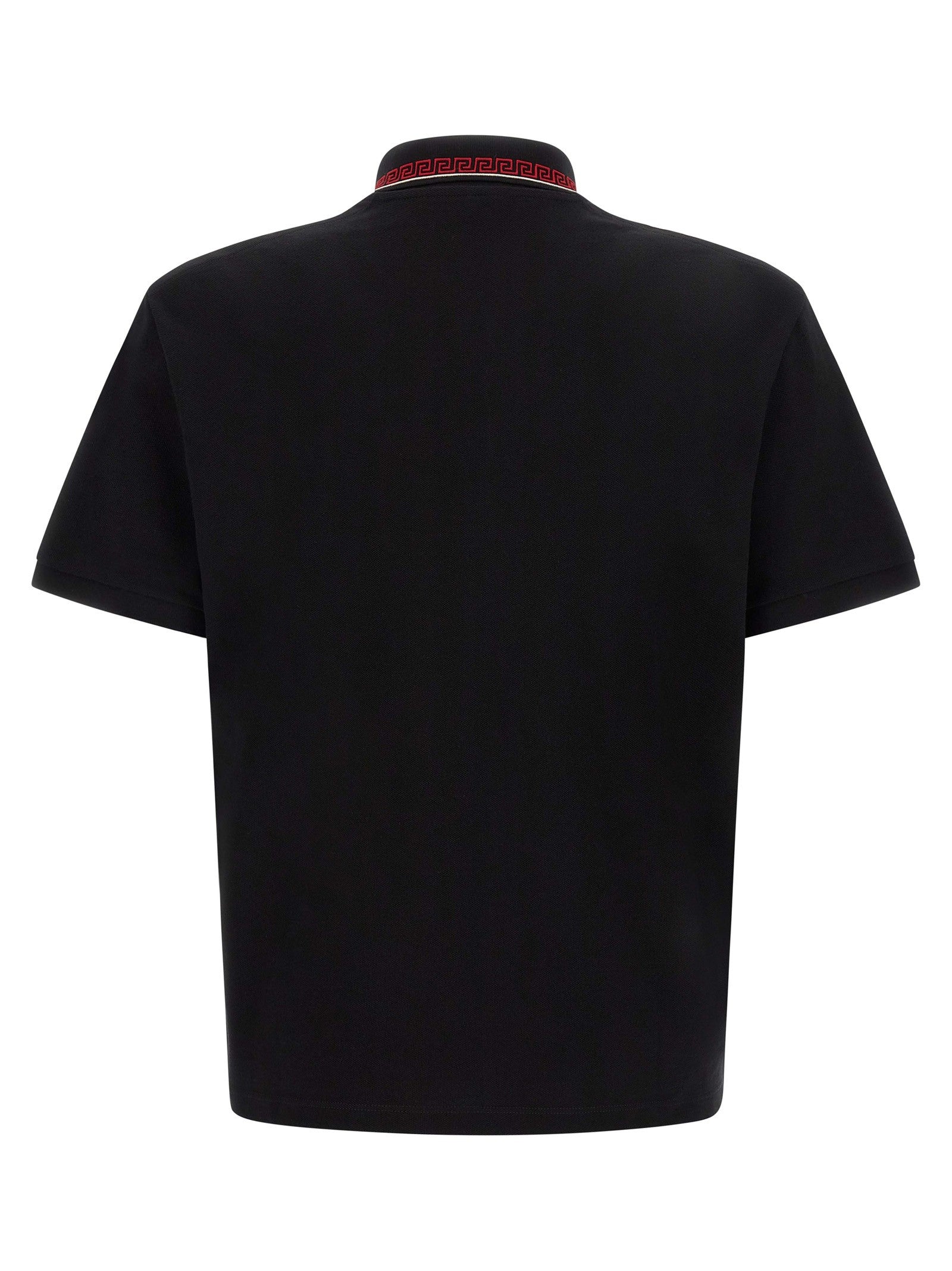 Versace Greca Polo Shirt Black