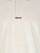 Versace Greca Polo Shirt White, view 4