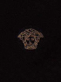 Versace Greca Polo Shirt Black