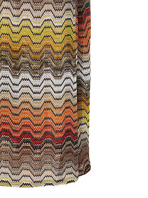 Missoni Greek Motif Cover up Dress Gold