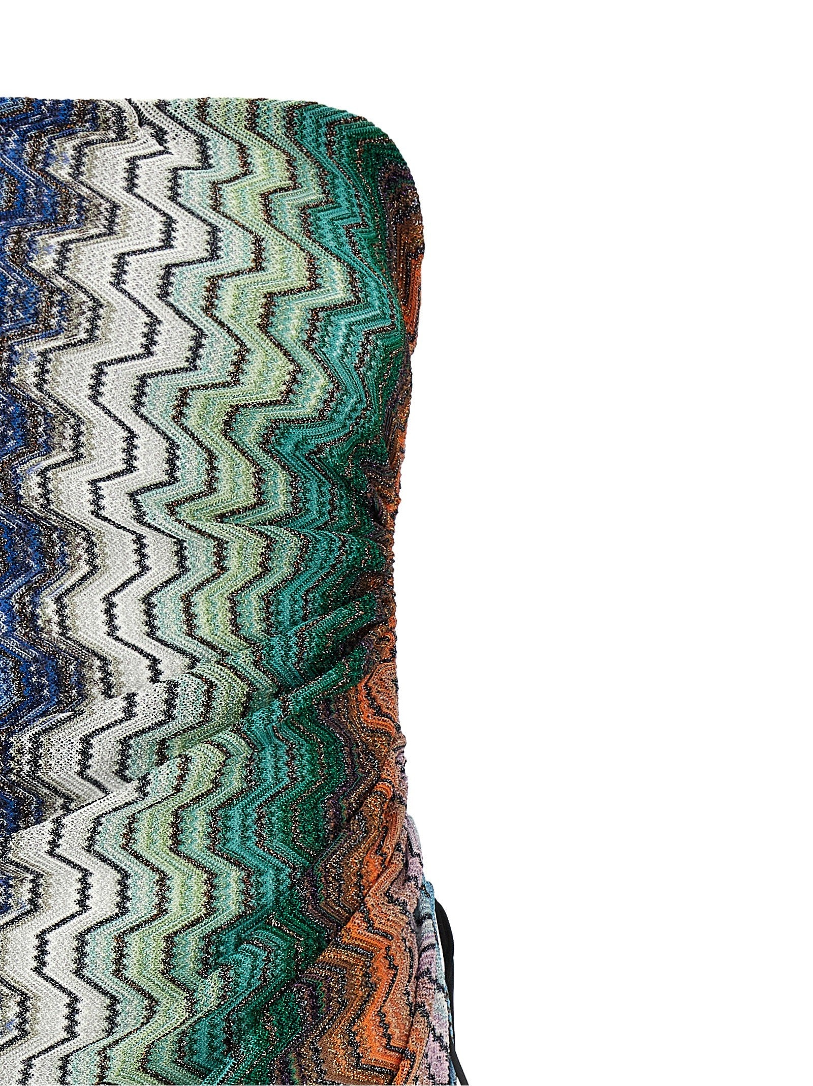Missoni Greek Motif Cover up Dress Gold