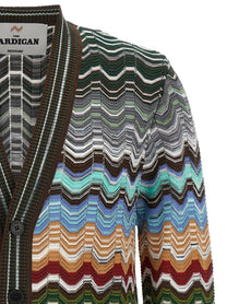 Missoni Greek Pattern Cardigan Gold