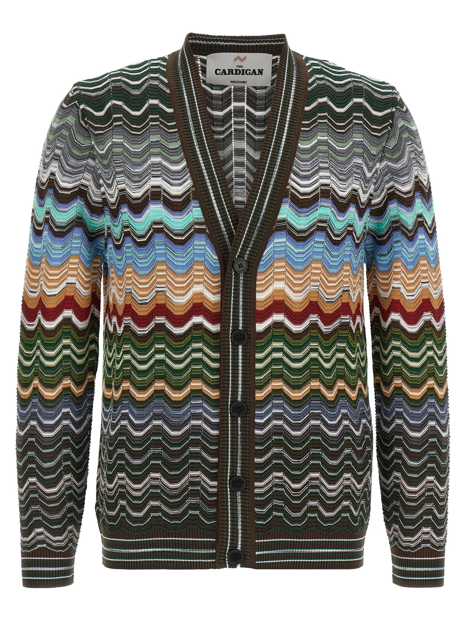 Missoni Greek Pattern Cardigan Gold