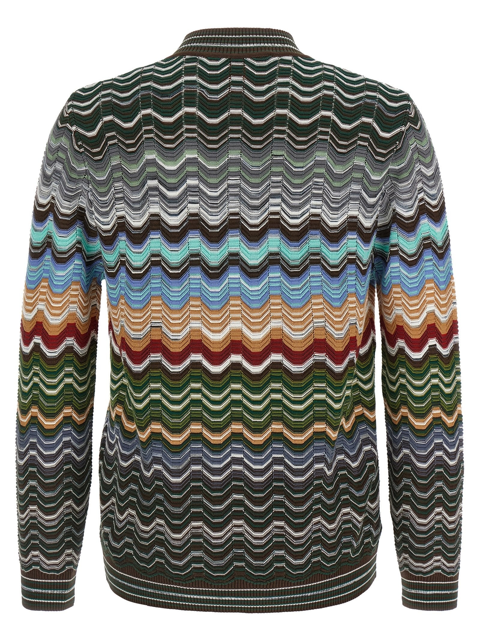Missoni Greek Pattern Cardigan Gold