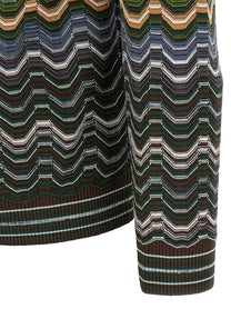 Missoni Greek Pattern Cardigan Gold
