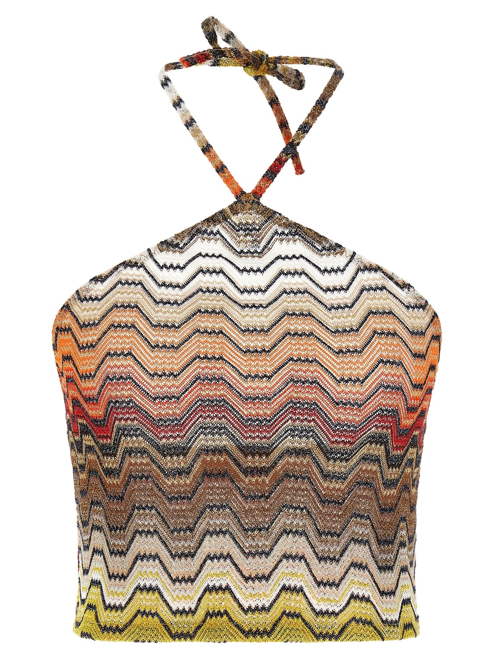 Missoni Greek Pattern Top Gold