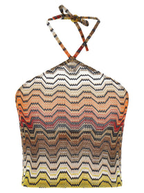 Missoni Greek Pattern Top Gold