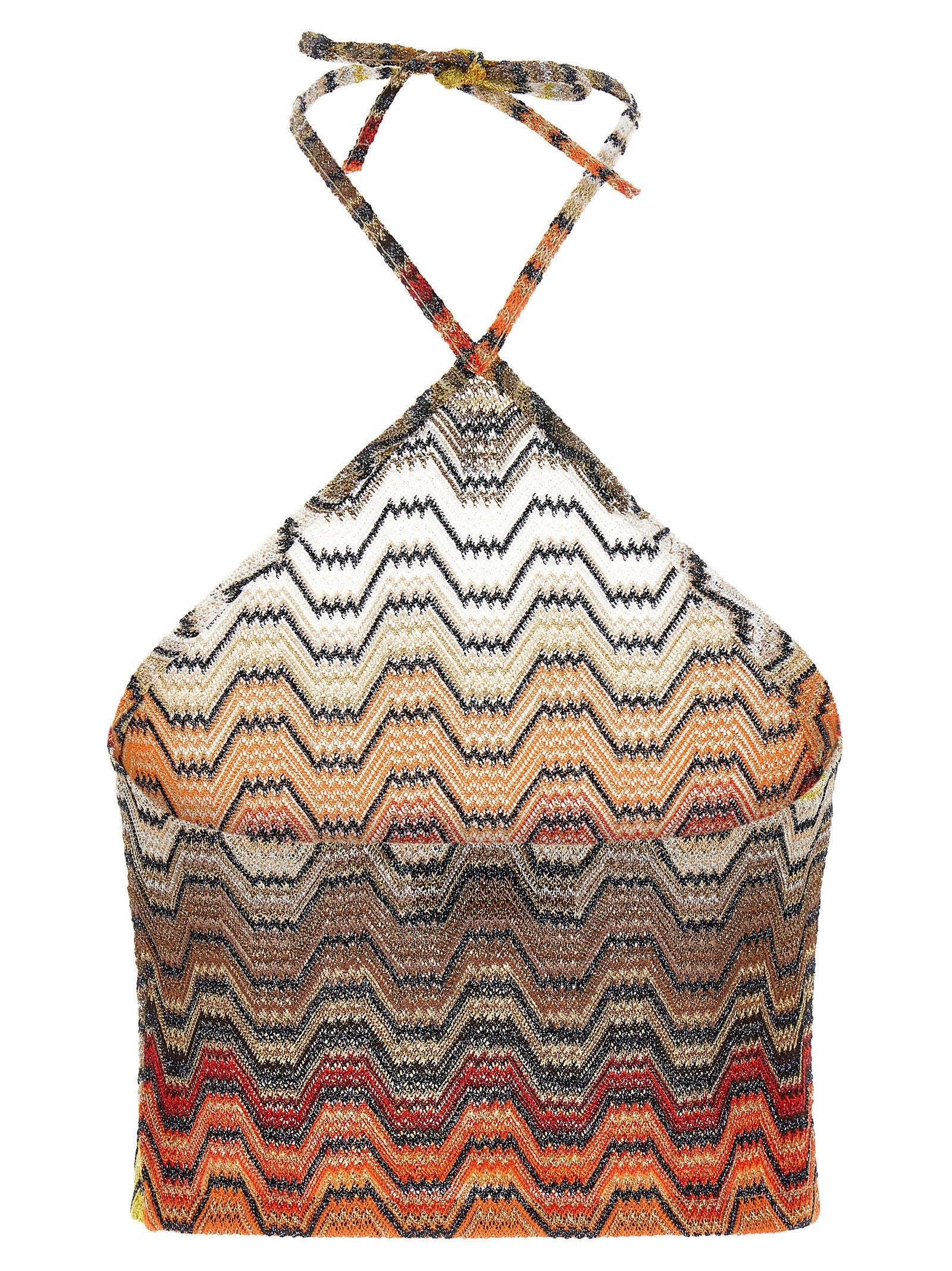 Missoni Greek Pattern Top Gold