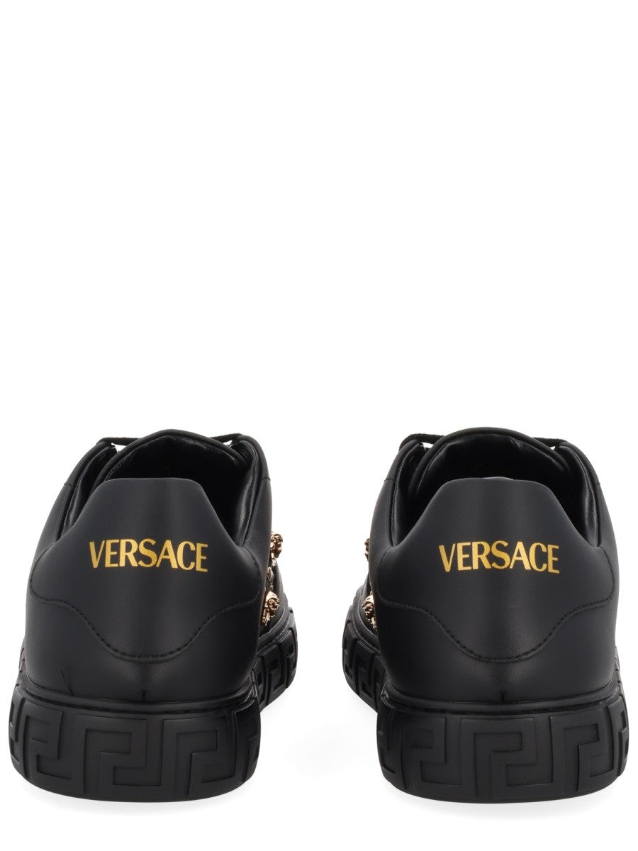 Versace Men's Greek Sneaker Black