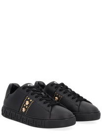 Versace Men's Greek Sneaker Black
