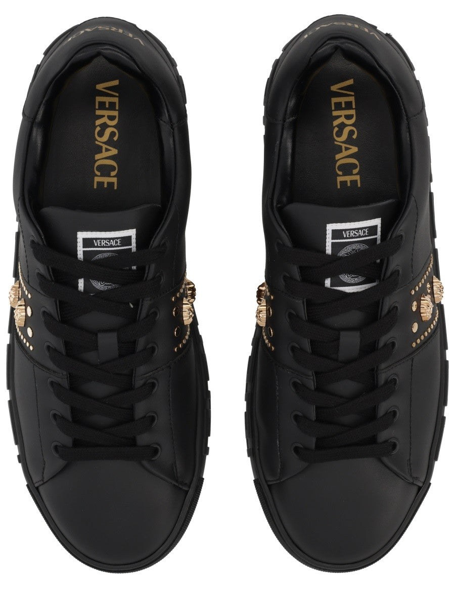Versace Men's Greek Sneaker Black