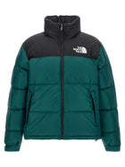 The North Face Green Retro Nuptse Down Jacket Green