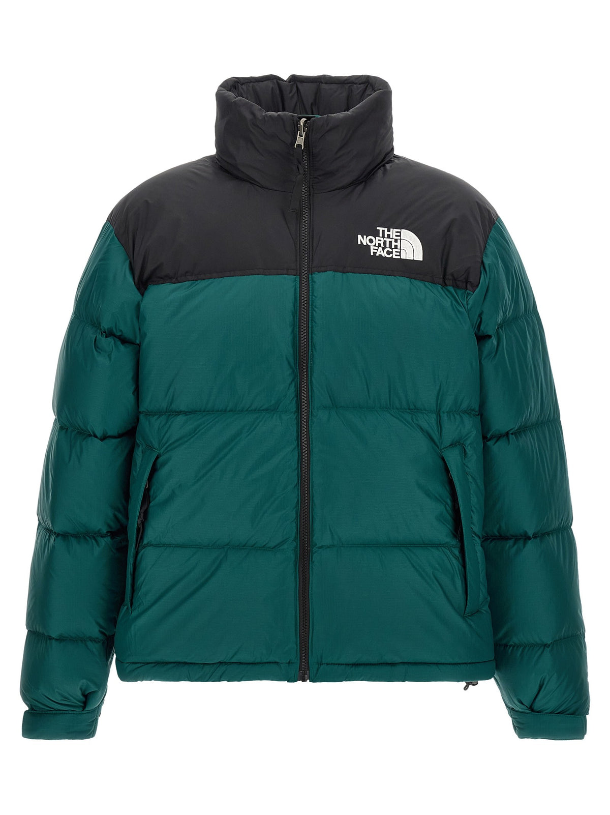 The North Face Green Retro Nuptse Down Jacket Green