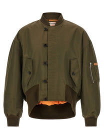 JW Anderson Green Bomber Jacket Green