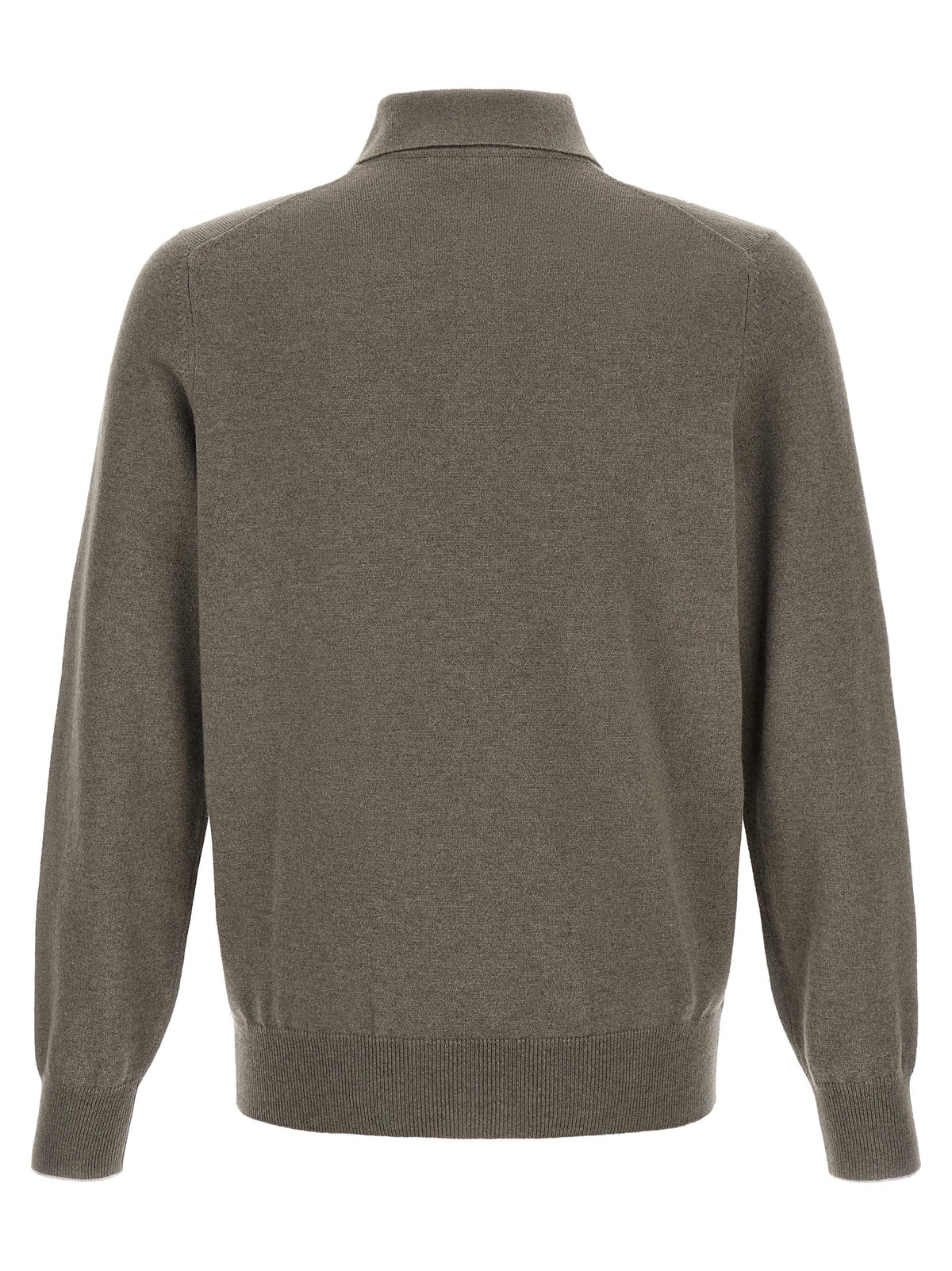 Brunello Cucinelli Green Cashmere Polo Shirt Green