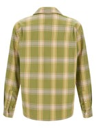 JW Anderson Green Check Shirt Green