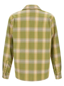 JW Anderson Green Check Shirt Green