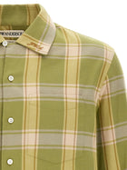 JW Anderson Green Check Shirt Green