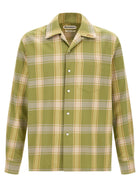 JW Anderson Green Check Shirt Green