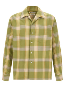 JW Anderson Green Check Shirt Green