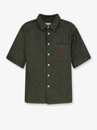 Walk In Paris Men's Green Denim Shirt Green