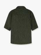 Walk In Paris Men's Green Denim Shirt Green, view 2