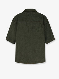 Walk In Paris Men's Green Denim Shirt Green