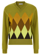 Ballantyne Green Diamond Sweater Green