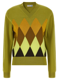 Ballantyne Green Diamond Sweater Green