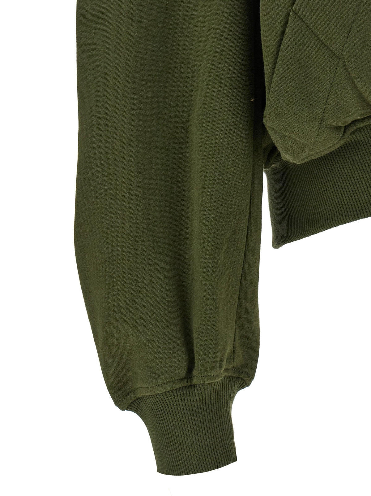 The Attico Green Fleece Hoodie Green