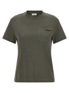 Brunello Cucinelli Green Shiny Tab Shirt Green