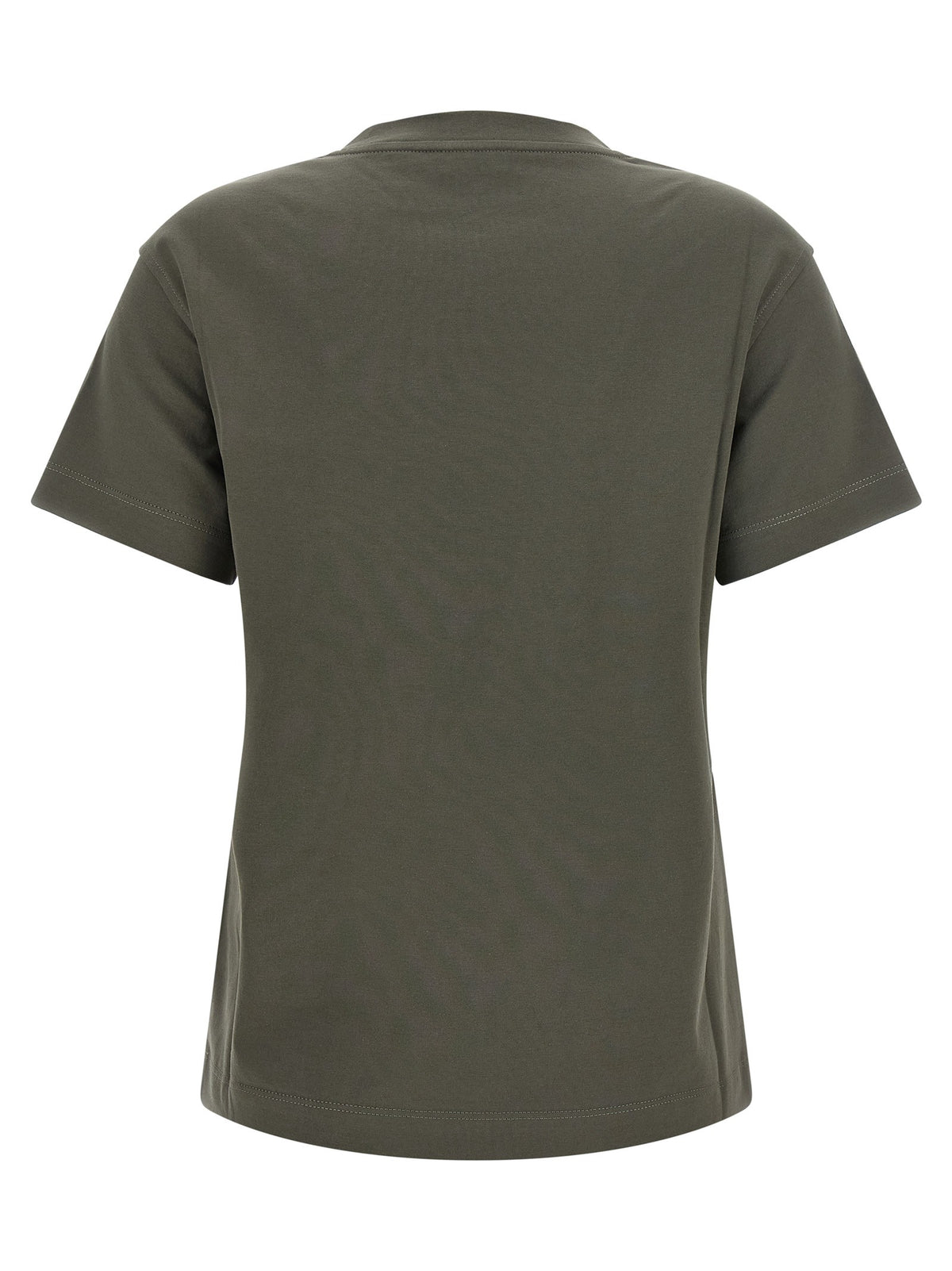Brunello Cucinelli Green Shiny Tab Shirt Green