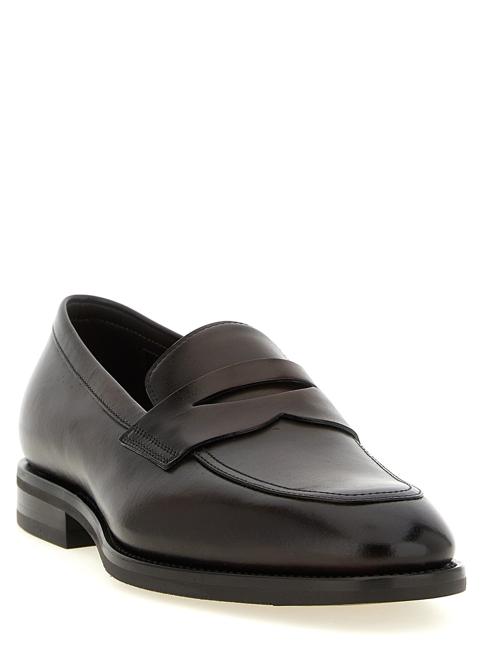Santoni Gregor Loafers Brown