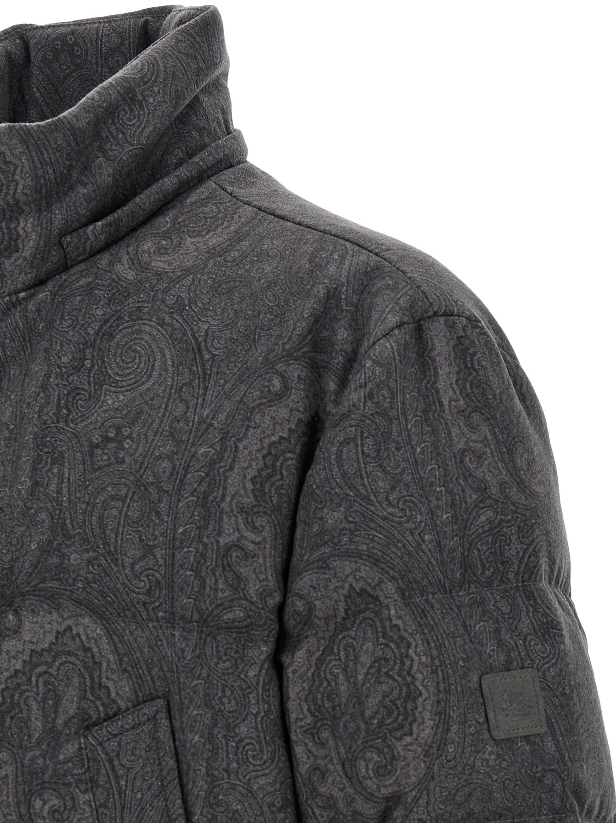 ETRO Grey Arnica Down Jacket Grey