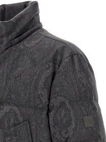 ETRO Grey Arnica Down Jacket Grey