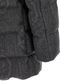 ETRO Grey Arnica Down Jacket Grey