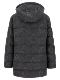 ETRO Grey Arnica Down Jacket Grey