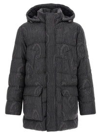 ETRO Grey Arnica Down Jacket Grey