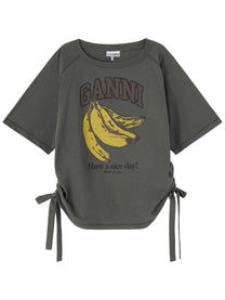 Ganni Women's Grey Banana Shirt Grey