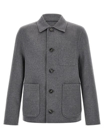 Ami Paris Grey Boule Jacket Grey