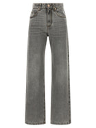 Brunello Cucinelli Grey Contemporary Loose Jeans Grey