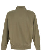 C.P. Company Grey Cotton Fleece Sweatshirt Grey