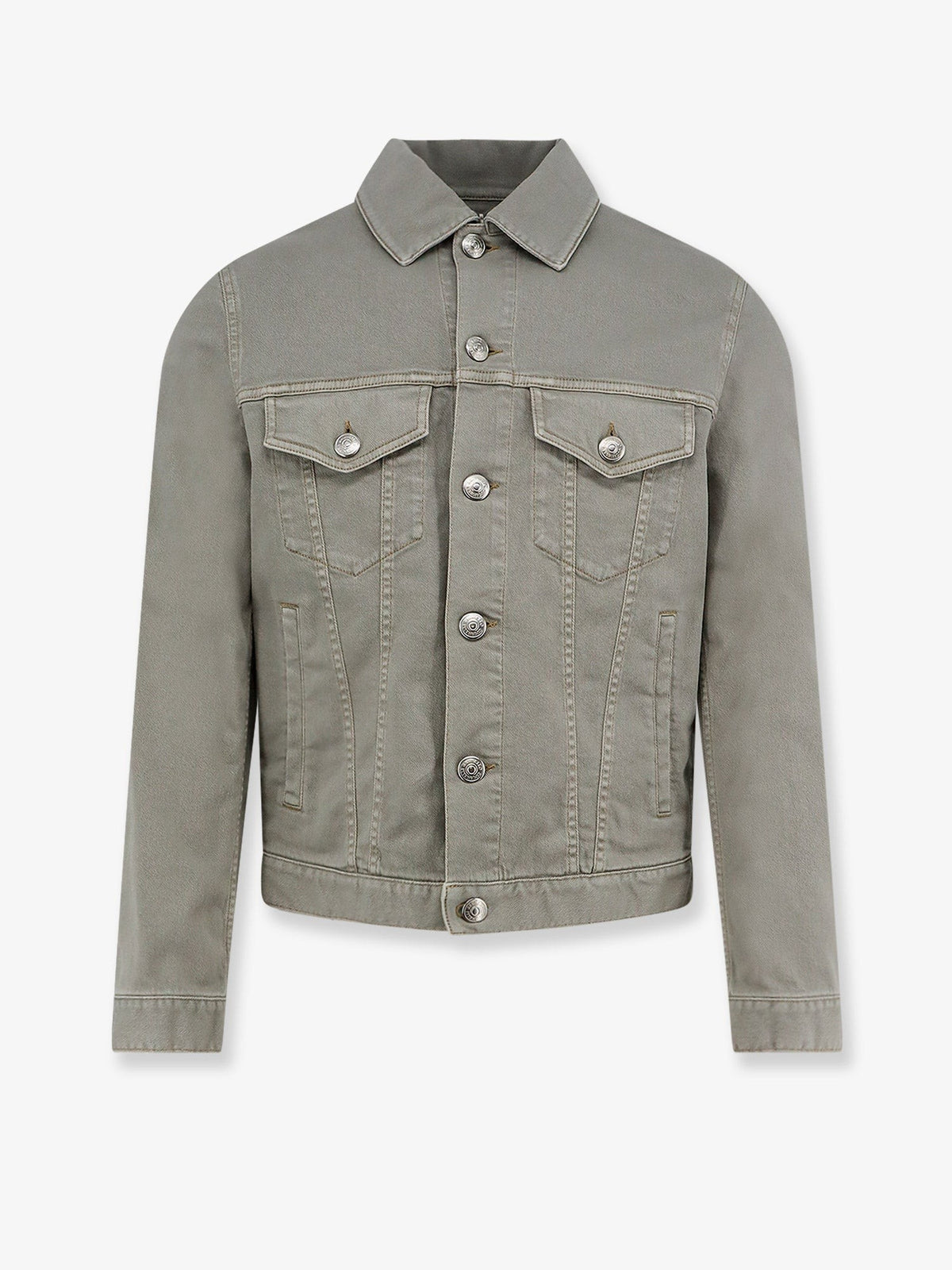 Brunello Cucinelli Men's Denim Jacket Grey
