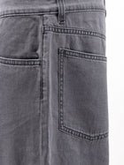 Miu Miu Women's Grey Light Denim Trousers Black, view 3
