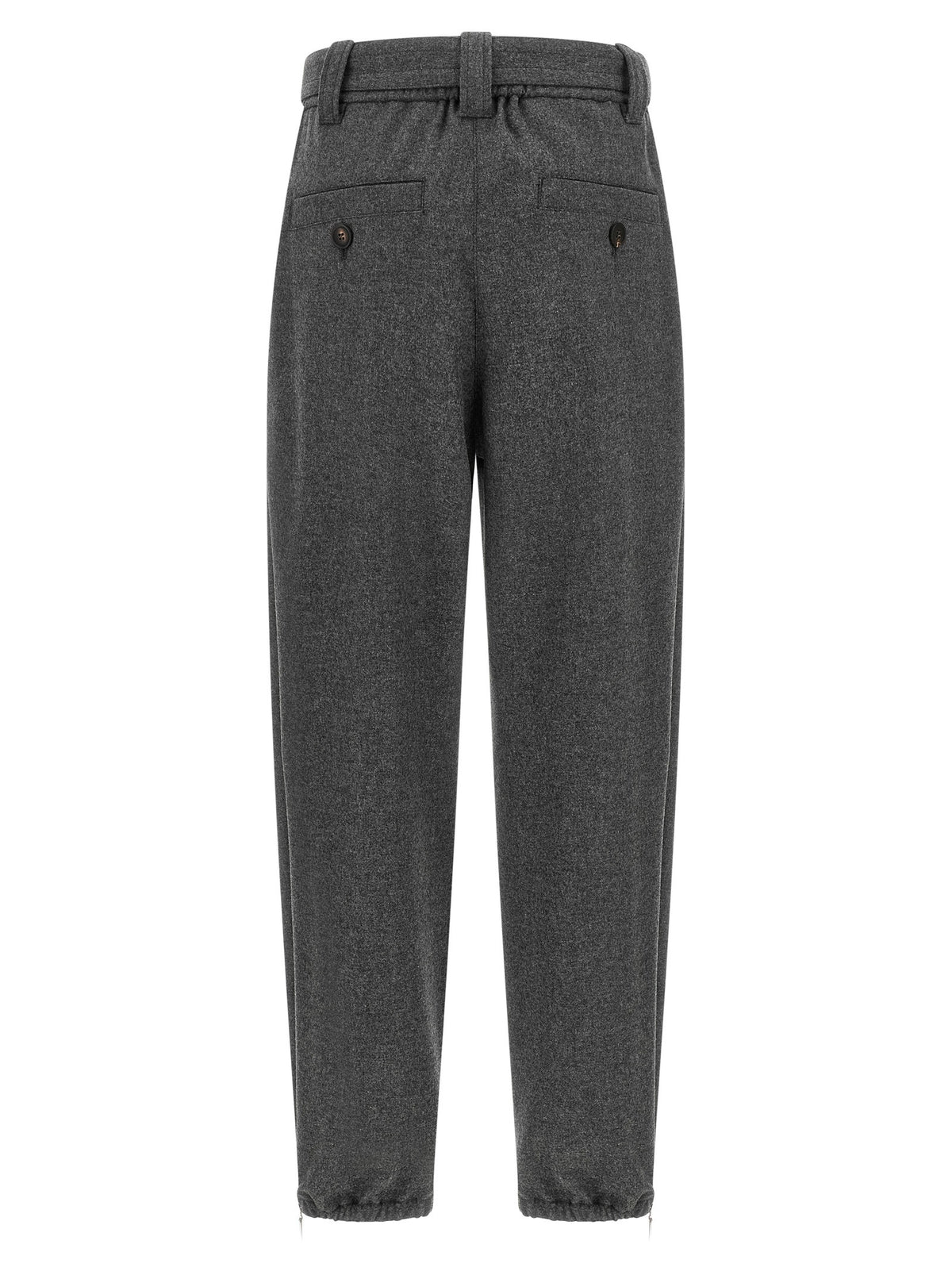Brunello Cucinelli Grey Loose Cargo Pants Grey