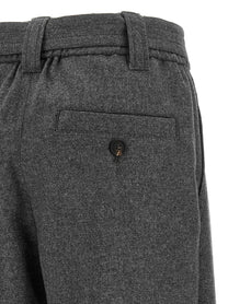 Brunello Cucinelli Grey Loose Cargo Pants Grey